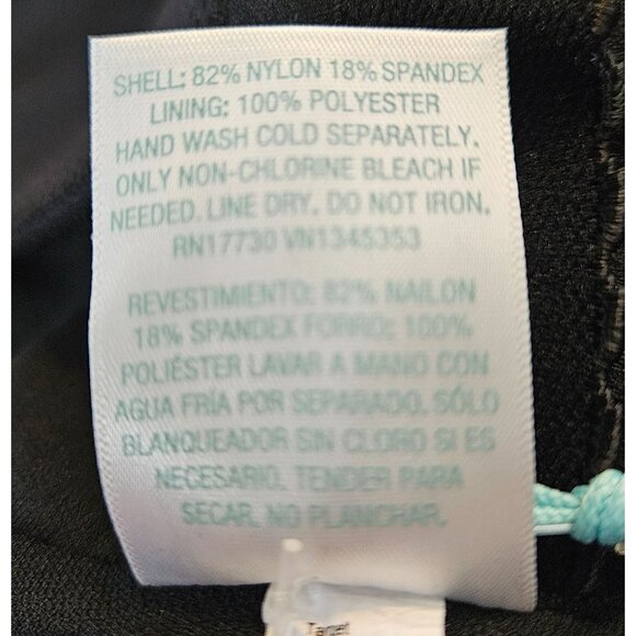 Kona Sol Womens High Coverage One-Piece Swimsuit Tropical Floral Print XS Beach - Picture 12 of 13